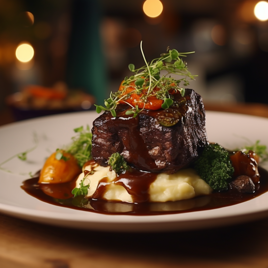 48 Hour Short Ribs with Red Wine Jus -- 16LB CS -- 4/CS