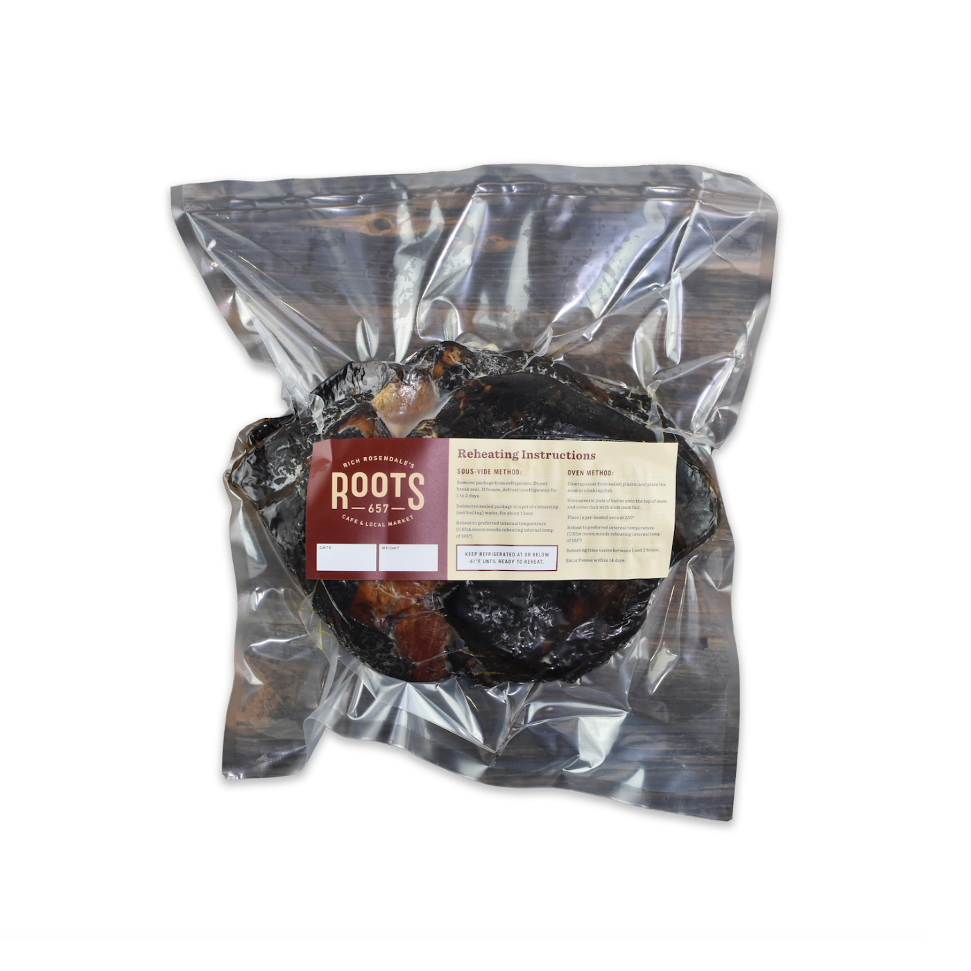 Whole Smoked Pork Shoulder Frozen, 30 LB CS -- 5/CS