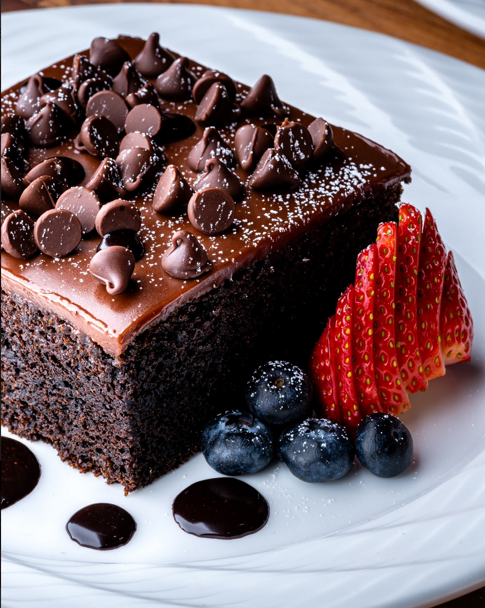 Texas-Style Triple Chocolate Cake,  15.4 LB CS -- 24/CS