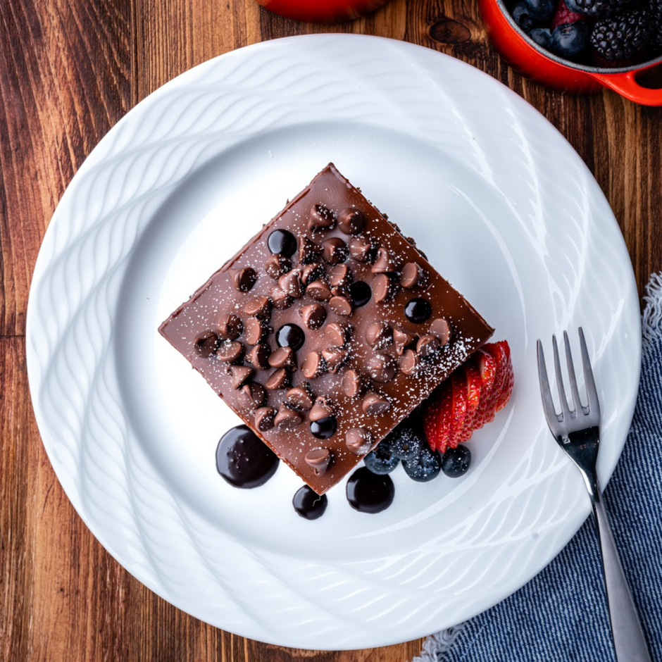 Texas-Style Triple Chocolate Cake,  15.4 LB CS -- 24/CS